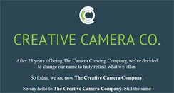 Desktop Screenshot of cameracrewing.co.uk